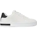 Armani Exchange for man. XM000140AF11916M0028 White monogrammed trainers (45), Flat, Laces, Casual
