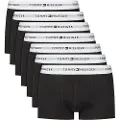 Tommy Hilfiger for man. UM0UM03472 7 Pack of black Signature Boxers (M), Homewear, Cotton