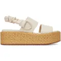Blauer for woman. S5OPAL04 Opal04 beige sandals (39), 3 to 5 cm, None, Casual