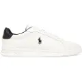 Ralph Lauren for man. 809968172004 Heritage Court II leather shoes white (41), Flat, Laces, Casual