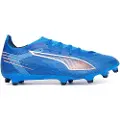 Puma ULTRA 6 MATCH FG/AG Football Boots Unisex, Shoes, Ultra Blue/White/Glowing Red, 45