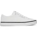 Tommy Hilfiger for man. FM0FM05513 Mesh trainers with white embroidered logo (42), Flat, Laces, Casual