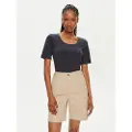 Gant for woman. 4203491 T-shirt with round neckline navy (XS), Casual, Cotton, Short sleeve