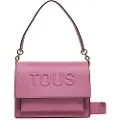 Tous for woman. 2002104913 Audree Brenda medium shoulder bag pink (OSFA), Casual, Polyurethane