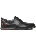 Pikolinos for man. M8J-4183C1 Black Berna leather shoes (44), Flat, Laces, Casual