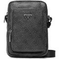 GUESS for man. HMEVZLP3163 Mini shoulder bag Vezzola Smart logo 4G black (OSFA), Casual, Polyurethane