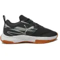 Puma Varion II Indoor Sports Shoes Youth, Shoes, Black/Cool Light Gray/Gum, 33