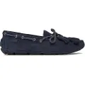 Ralph Lauren for man. 803916580003 Anders leather boat shoes with navy tassels (43), Flat, Laces, Casual