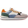 HOFF for man. 12202601 Multicoloured Bangkok leather trainers (40), Flat, Laces, Casual, Multicolor