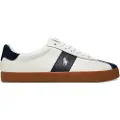 Ralph Lauren for man. 816974111003 Court Vulc leather shoes white (46), Flat, Laces, Casual