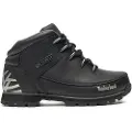 Timberland for man. TB0A17JR0011 Euro Sprint Hiker Leather Ankle Boots Black (45), Flat, Laces, Sport, Outdoor