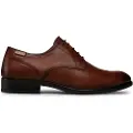 Pikolinos for man. M7J-4187 Brown Bristol leather shoes (40), Flat, Laces, Casual