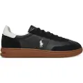 Ralph Lauren for man. 809961181002 Bedford Leather Sneakers black (44), Flat, Laces, Casual