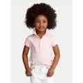 Ralph Lauren for girl. 312573242011 Stretch cotton pique polo shirt pink (6años=117/123cm), Casual, Short sleeve, children's fashion