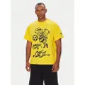 Puma HOOPS x MANCHESTER CITY Basketball Tee Men, Clothing, Yellow Sizzle, XL
