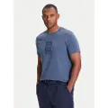 GUESS for man. M5YI67KBW41 T-shirt with large appliqué on the back blue (S), Casual, Polyester, Short sleeve