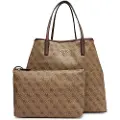 GUESS for woman. HWESG951429 Victtoria 2in1 brown bag (OSFA), Casual, Polyurethane