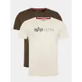 Alpha industries Alpha Label Kortarmet T-skjorte 2 Enheter