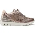 Pikolinos for woman. W4R-6584CL Cantabria silver leather sneakers (40), 3 to 5 cm, Laces, Casual