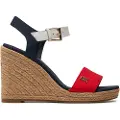 Tommy Hilfiger Wedge Esparto-kilesandaler