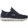 SKECHERS for man. 232457 Slip-ins: Summits - High Range marine (40), Fabric, 3 to 5 cm, Laces, Casual, Navy