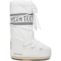 Moon Boot for woman. 80D1400440 Icon Nylon Boots white (39/41), Flat, None, Casual, Snow
