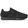 New Balance unisex for kids. PH327V1 Leather Sneakers 327 black (28), Flat, Laces, Casual, children's fashion