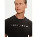 Tommy Hilfiger Reg Linear Logo Kortarmet T-skjorte