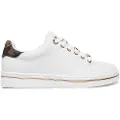 GUESS for woman. FLPSTAELE12 Trainers Stasey white (39), Flat, Laces, Casual