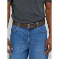 Lee Leather Logo Buckle Belte