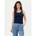 Tommy Hilfiger Button Ermeløs T-skjorte