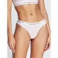 Tommy Hilfiger for woman. UW0UW03835 Thong with logo on waistband pink (XL), Homewear, Cotton
