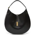 Ralph Lauren for woman. 428867518001 Shoulder Polo ID leather shoulder bag large black (OSFA), Casual