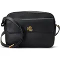 Ralph Lauren for woman. 431926645001 Marcy shoulder bag black (OSFA), Casual, Leather