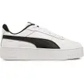 Puma Carina Street Sneakers Women, Shoes, White/Black/Silver, 37.5