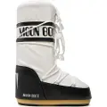 Moon Boot for woman. 80D1400440 Icon Nylon Boots black, white (45/47), Flat, None, Casual, Snow