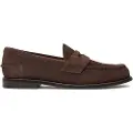 Ralph Lauren for man. 803945281001 Alston brown leather loafers (44), Flat, None, Casual, Classic