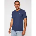 Levi's for man. 85641-0002 Blue V-neck T-shirt (XS), Casual, Cotton, Short sleeve