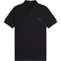 Fred perry for man. M6000 Plain polo shirt black (S), Casual, Cotton, Short sleeve