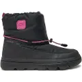 Geox for woman/girl. J46HWE 0FU54 Ankle boots Willaboom Girl B black (38), Flat, Laces, Casual, Snow, children's fashion