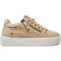 Xti for woman. 14222902-BEIGE Trainers 142229 beige (36), Flat, Laces, Casual