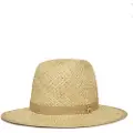 Tommy Hilfiger for woman. AW0AW17135 Straw fedora hat beige (OSFA), Casual