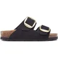 Birkenstock for woman. 1023290 Arizona Big Buckle Lenb leather sandals black (36), Flat, None, Casual