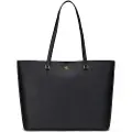 Ralph Lauren for woman. 431911655001 Karly large cross body tote bag black (OSFA), Casual, Leather