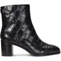 Ralph Lauren for woman. 802951301001 Cassie Leather Ankle Boots black (36), 5 to 8 cm, Zip, Casual