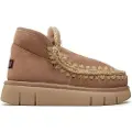 Mou for woman. MU.FW531009A Eskimo Bounce beige leather trainers (39), 3 to 5 cm, None, Casual
