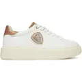 Blauer for woman. S5VENUS01 Leather Sneakers Venus01 white (38), Flat, Laces, Casual