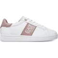 EA7 for woman. X8X102_XK346 Leather SneakersClassic white (36 2/3), Flat, Laces, Casual
