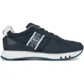 Blauer for man. S5TOKYO01 Leather Sneakers Tokyo01 navy (44), Flat, Laces, Casual