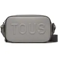 Tous for woman. 2001935348 La Rue New grey Reporter shoulder bag (OSFA), Casual, Polyurethane